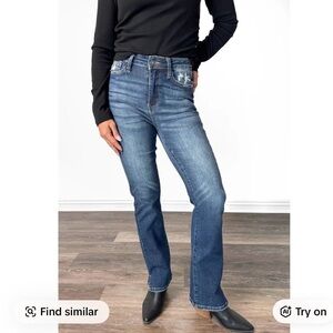 Judy Blue Faded Indigo Bootcut Jeans